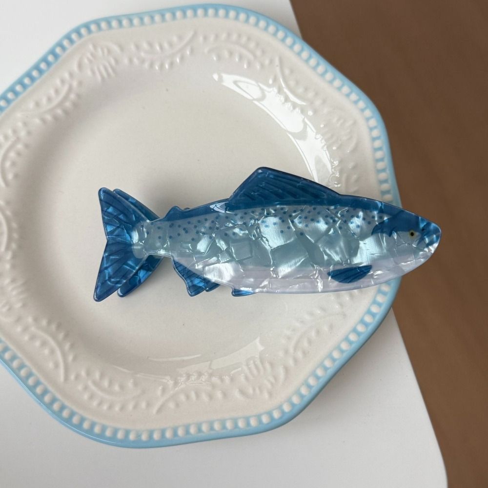 Lifestyle Of Korean - ヘアピン 海洋動物ヘアクロー PVC マグロ 魚類 マリンライフ