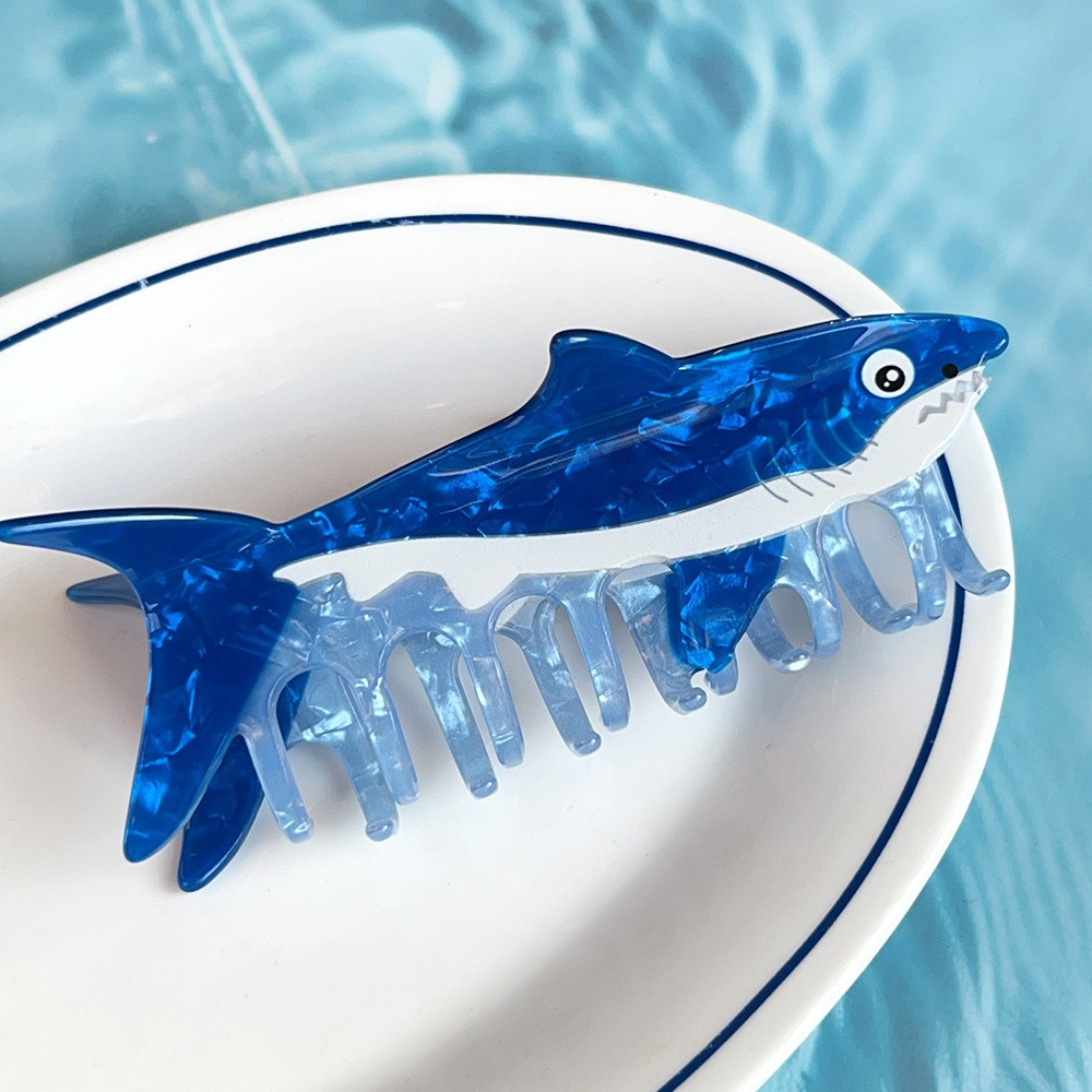 Lifestyle Of Korean - ヘアピン 海の動物 ヘアクリップ 金魚 PVC 海洋生物