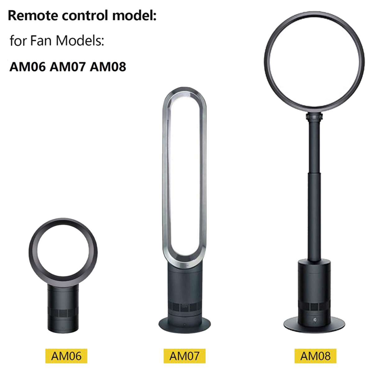 Dysonリモートコントロールの交換,冷却ファン,加湿器,空 - Dyson Fan Am07 のレビューと価格
