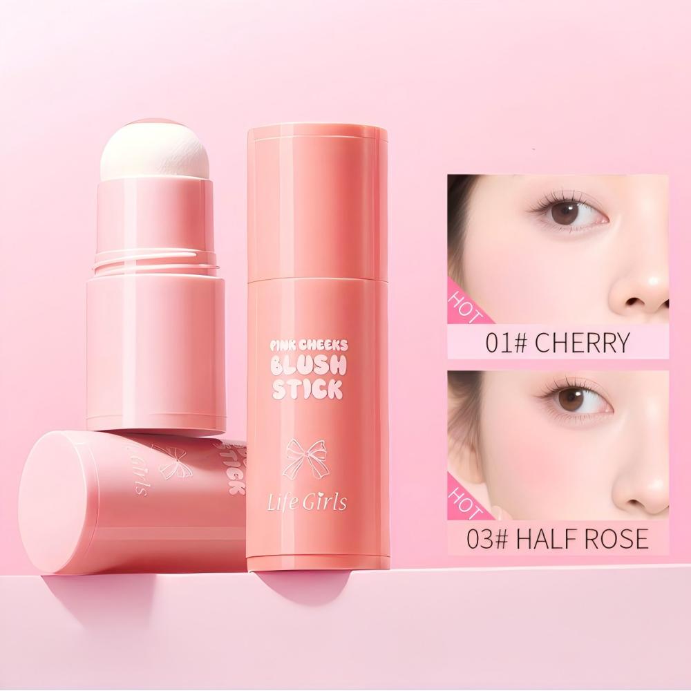 ライフガールズナチュラルピンクカラーブラッシュスティックフェ - Korean Girl Lifestyle のレビューと価格