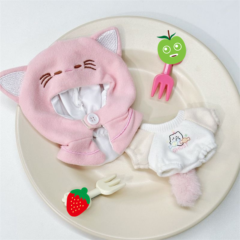 10 センチメートル綿人形猫耳しっぽぬいぐるみ動物の形の小さ - Korean Girl Lifestyle のレビューと価格